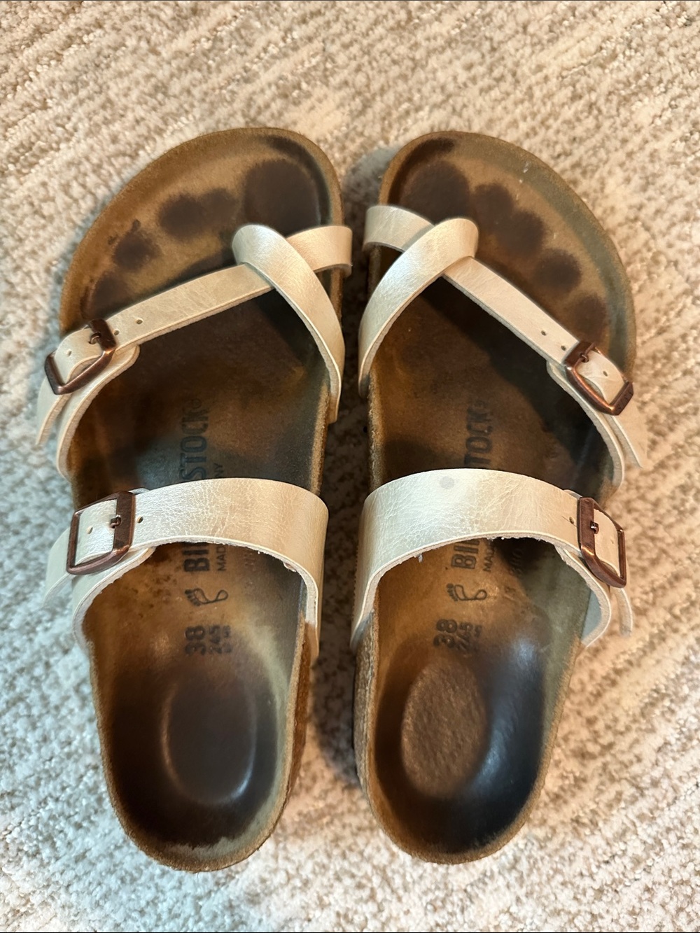 Birkenstock Mayari Birko-Flor in Graceful Pearl White - Picture 3 of 12